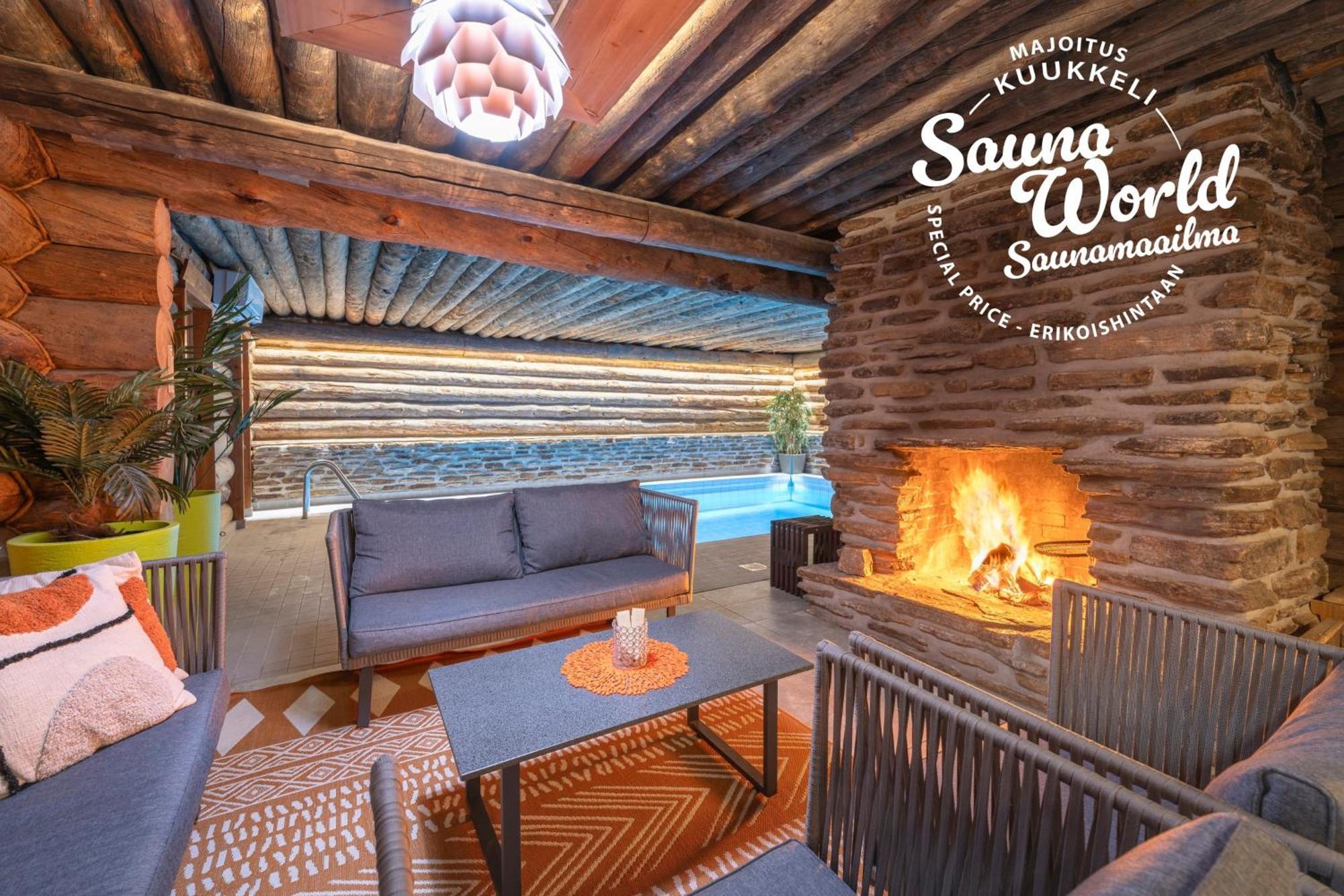 Kuukkeli Log Houses Aurora Cabin - Jaspis Сааріселькя Екстер'єр фото